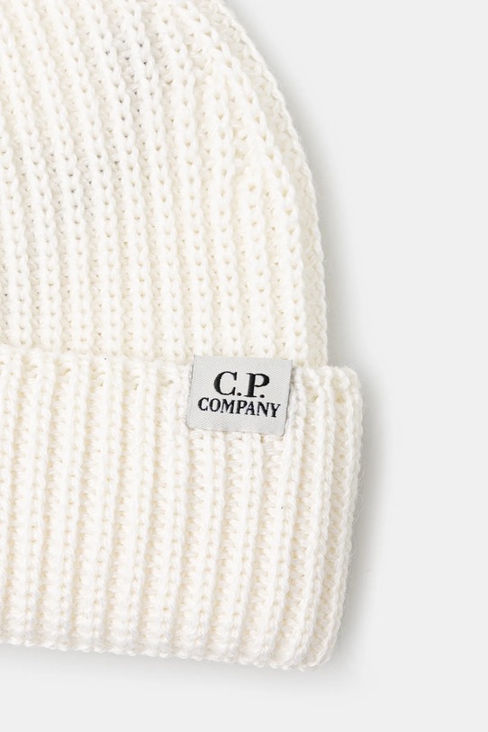 Akcesoria C.P. Company czapka wełniana 19CMAC164A005509A beżowy