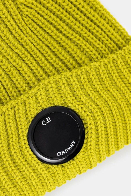 Akcesoria C.P. Company czapka wełniana 19CMAC739A005509A żółty