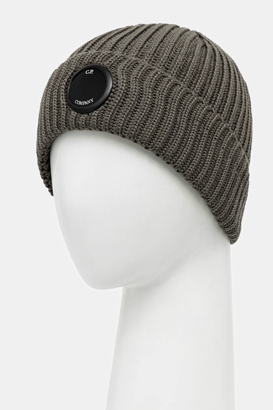 C.P. Company czapka wełniana 19CMAC739A005509A brązowy AW25