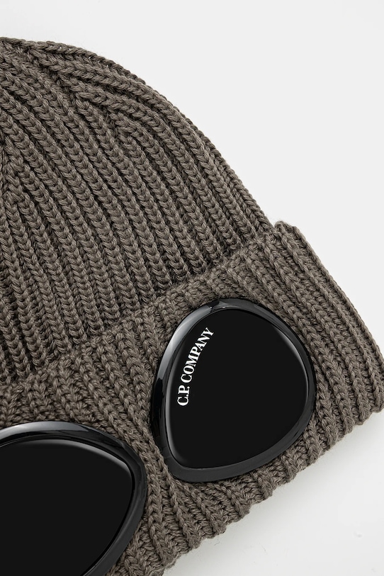 Dodatki Volnena kapa C.P. Company 19CMAC742A005509A siva