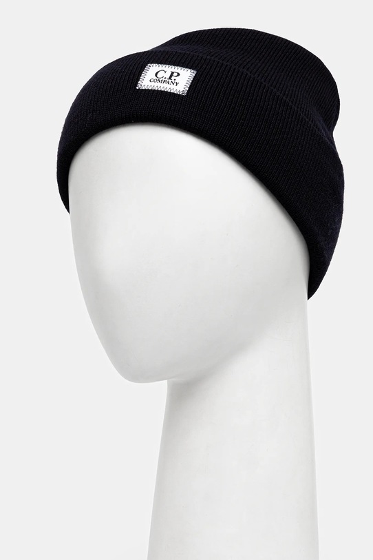 C.P. Company czapka wełniana 19CMAC305A005509A granatowy AW25