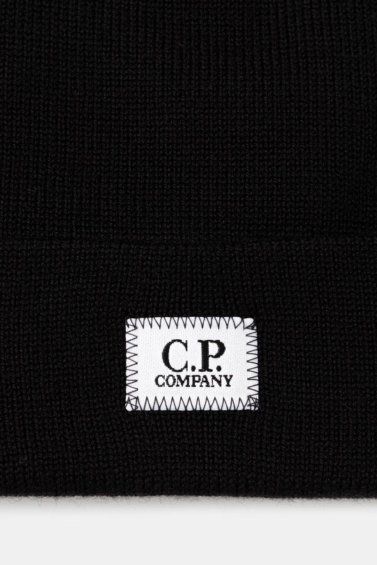 Akcesoria C.P. Company czapka wełniana 19CMAC305A005509A czarny