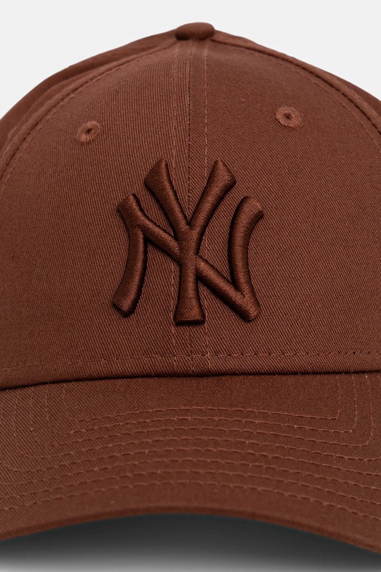 New Era czapka z daszkiem bawełniana 0 60691396 brązowy AW25