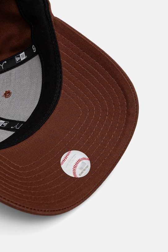 New Era czapka z daszkiem bawełniana 0 brązowy 60691396