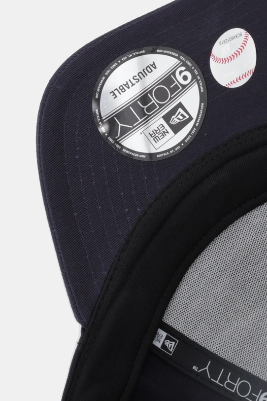 New Era czapka z daszkiem bawełniana granatowy 60691407