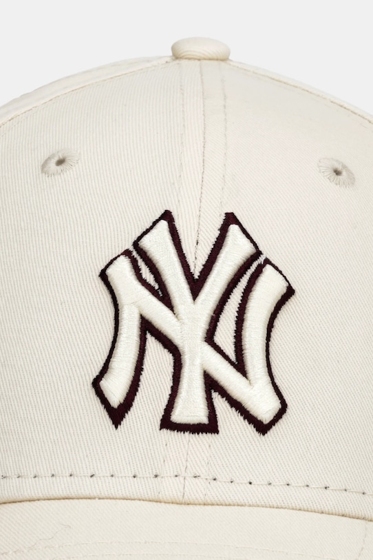 New Era czapka z daszkiem bawełniana 60691405 beżowy AW25