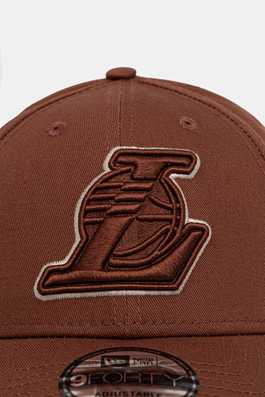New Era czapka z daszkiem bawełniana 60691406 brązowy AW25