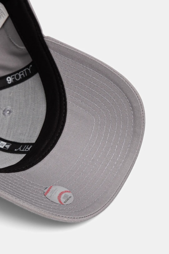 New Era czapka z daszkiem bawełniana 0 szary 60691275