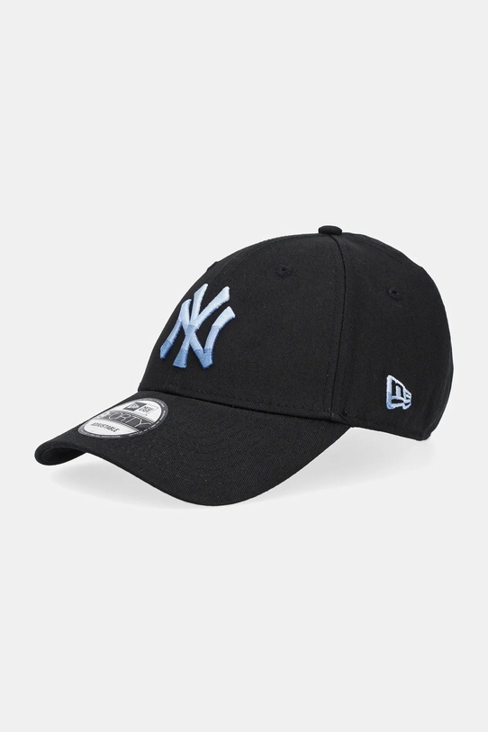 New Era czapka z daszkiem bawełniana 0 aplikacja czarny 60691277