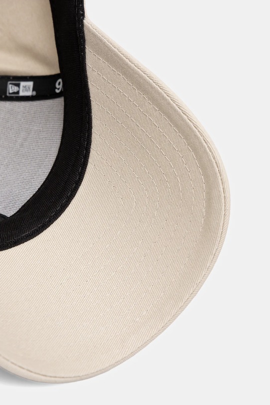 New Era czapka z daszkiem bawełniana 0 beżowy 60691285