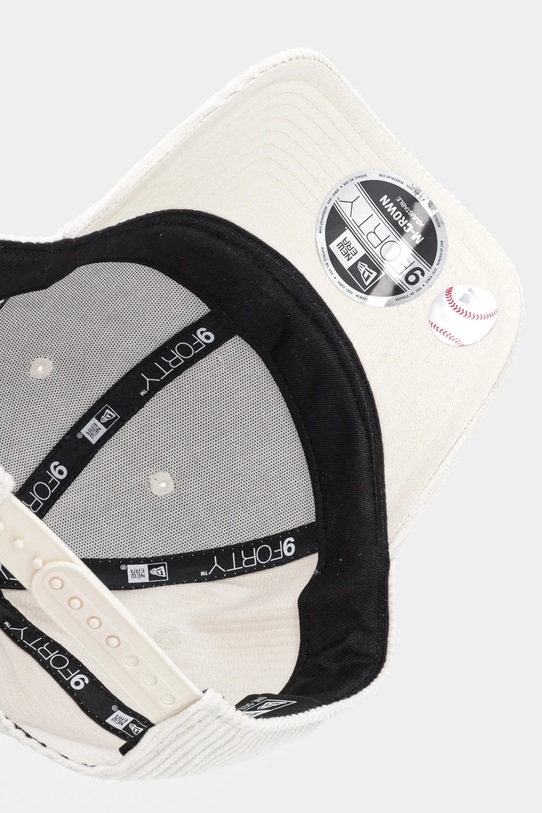 New Era czapka z daszkiem sztruksowa 0 beżowy 60691060