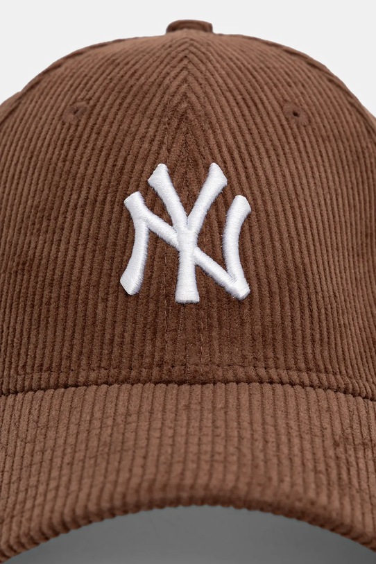 New Era czapka z daszkiem bawełniana 0 60691054 brązowy AW25
