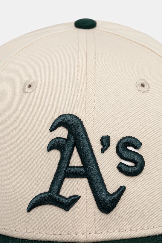 New Era czapka z daszkiem bawełniana 60691348 beżowy AW25