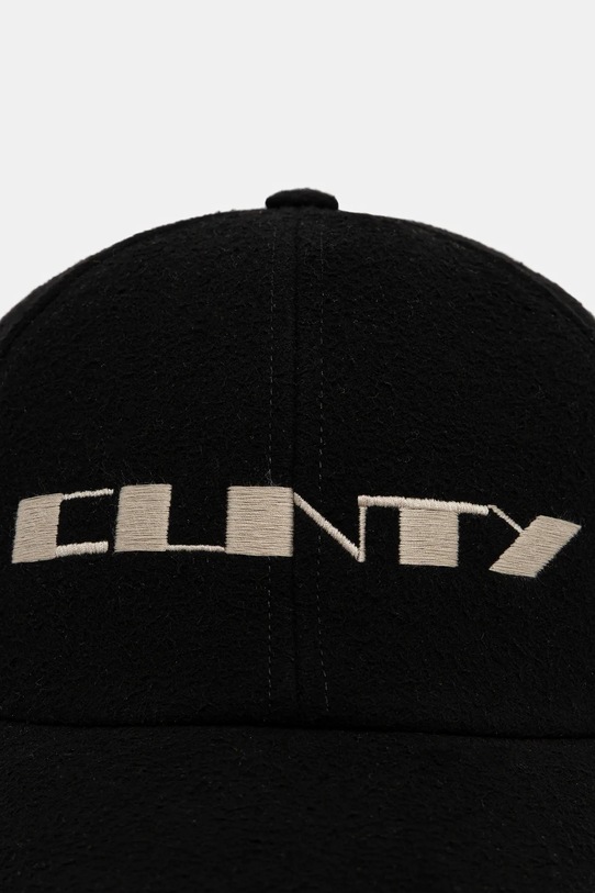 Rick Owens DRKSHDW czapka z daszkiem bawełniana Baseball Cap DA02E7478.BMOEM6 czarny AW25