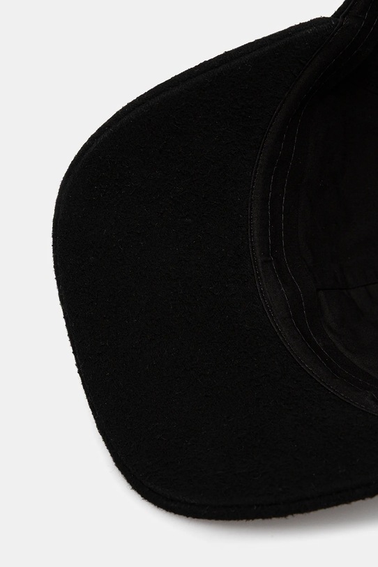 Rick Owens DRKSHDW czapka z daszkiem bawełniana Baseball Cap czarny DA02E7478.BMOEM6