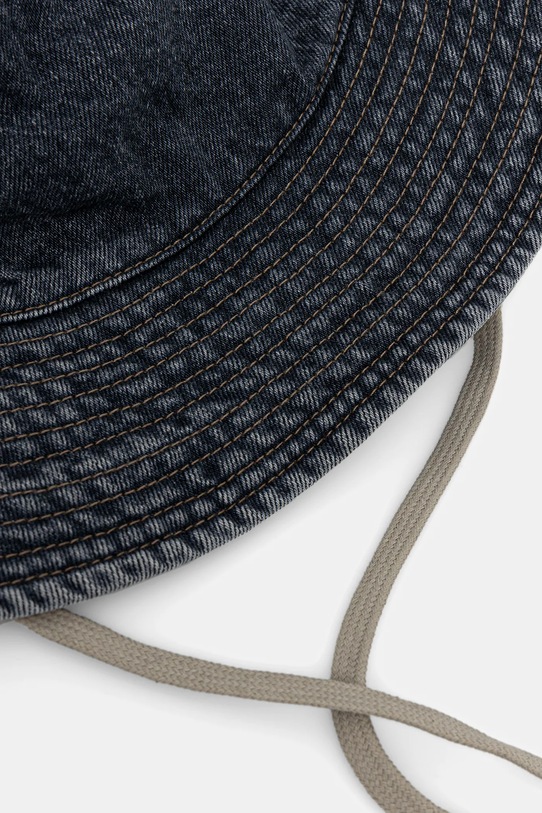 Rick Owens DRKSHDW kapelusz bawełniany Gilligan Hat DA02E7479.DGY niebieski AW25