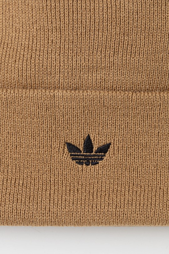 Akcesoria adidas Originals czapka Adicolor Cuff JW1115 brązowy