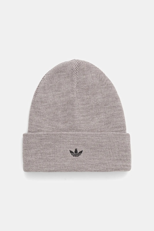 adidas Originals czapka Adicolor Cuff aplikacja szary JW1116