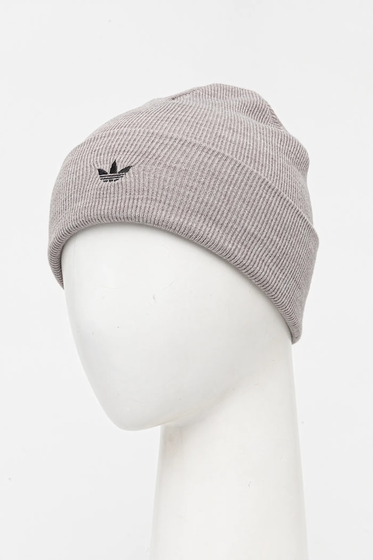 Čepice adidas Originals Adicolor Cuff JW1116 šedá AW25