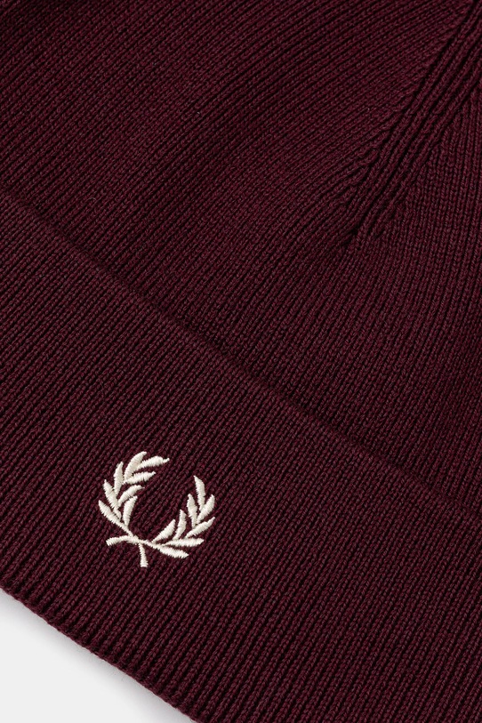 Akcesoria Fred Perry czapka z wełną C8161 bordowy