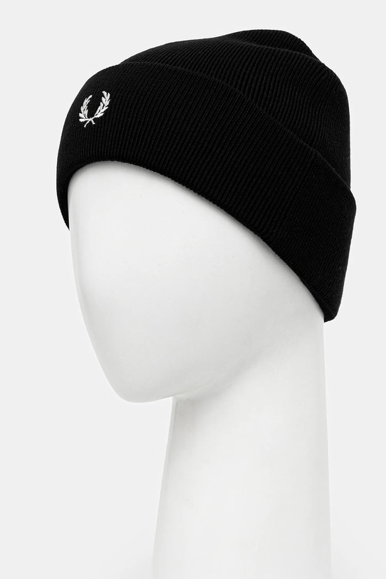 Fred Perry czapka z wełną C8161 czarny AW25