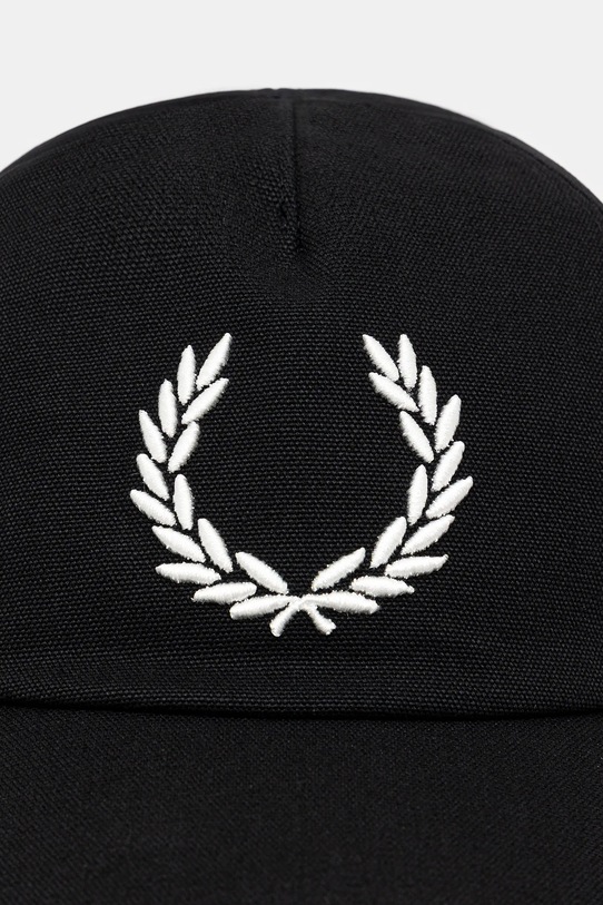 Fred Perry czapka z daszkiem bawełniana HW1294 czarny AW25