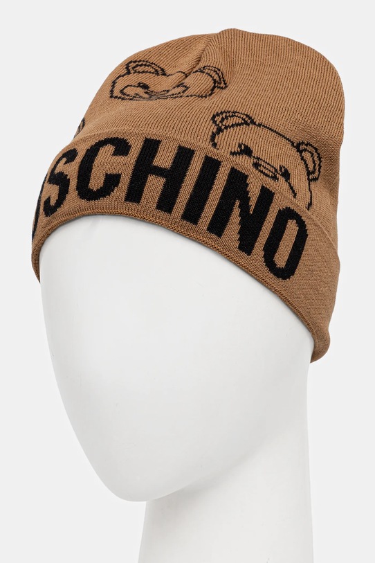 Accesorii Moschino căciulă de lână M3321.65443 maro