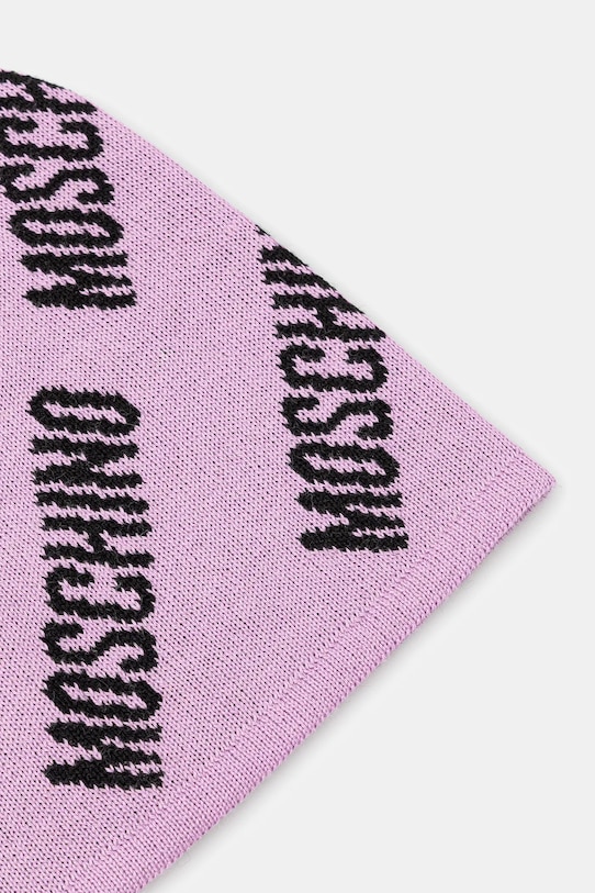 Akcesoria Moschino czapka z wełną M5859.60112 fioletowy