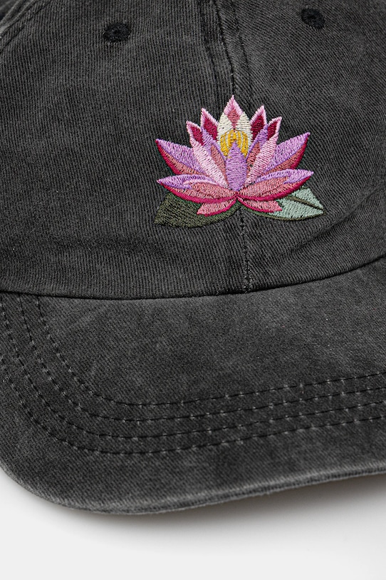 Хлопковая кепка Kaotiko AR012.01.1528 чёрный AW25