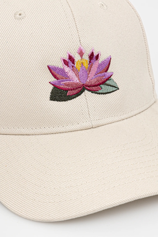 Kaotiko czapka z daszkiem bawełniana AR011.01.1528 beżowy AW25