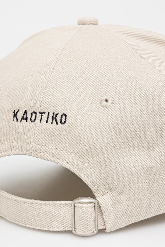 Akcesoria Kaotiko czapka z daszkiem bawełniana AR011.01.1528 beżowy
