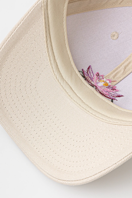 Kaotiko czapka z daszkiem bawełniana beżowy AR011.01.1528