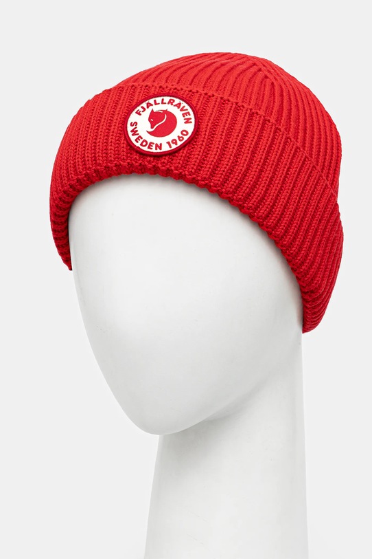 Шапка с добавлением шерсти Fjallraven 1960 Lite F13100234 красный AW25