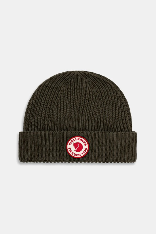 Kapa s dodatkom vune Fjallraven 1960 Lite debela zelena F13100234