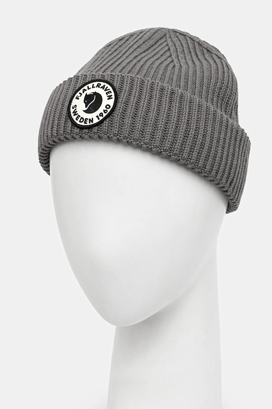 Шапка с вълна Fjallraven 1960 Lite F13100234 сив AW25