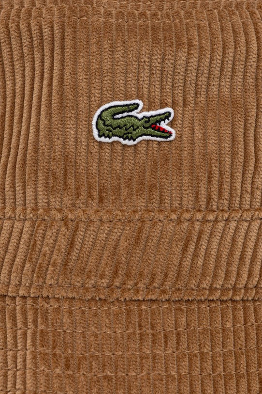 Lacoste kapelusz sztruksowy brązowy RK2934