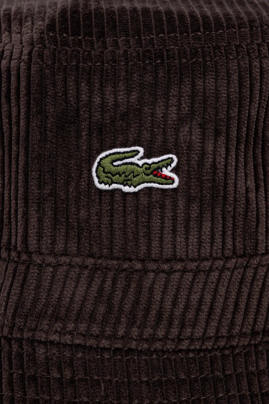 Lacoste kapelusz sztruksowy brązowy RK2934