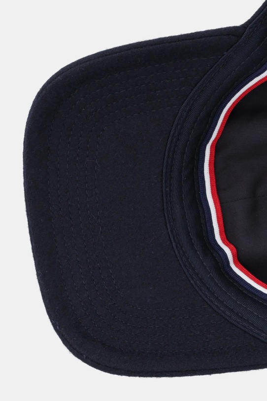 Fusalp czapka z daszkiem z dodatkiem wełny granatowy A3706