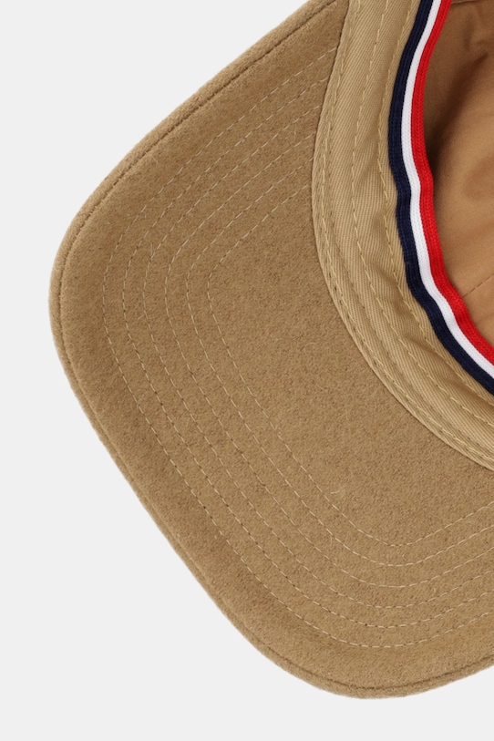 Fusalp czapka z daszkiem z dodatkiem wełny brązowy A3706