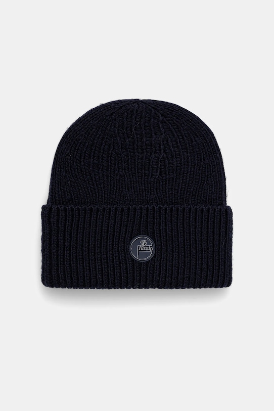 Fusalp căciulă de lână imprimeu bleumarin G3704