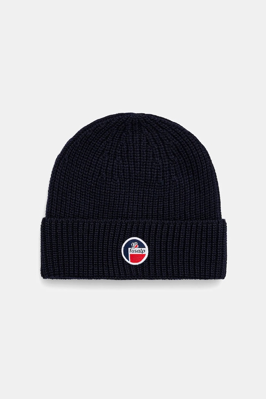 Fusalp czapka wełniana Cosmic wełna granatowy G3709