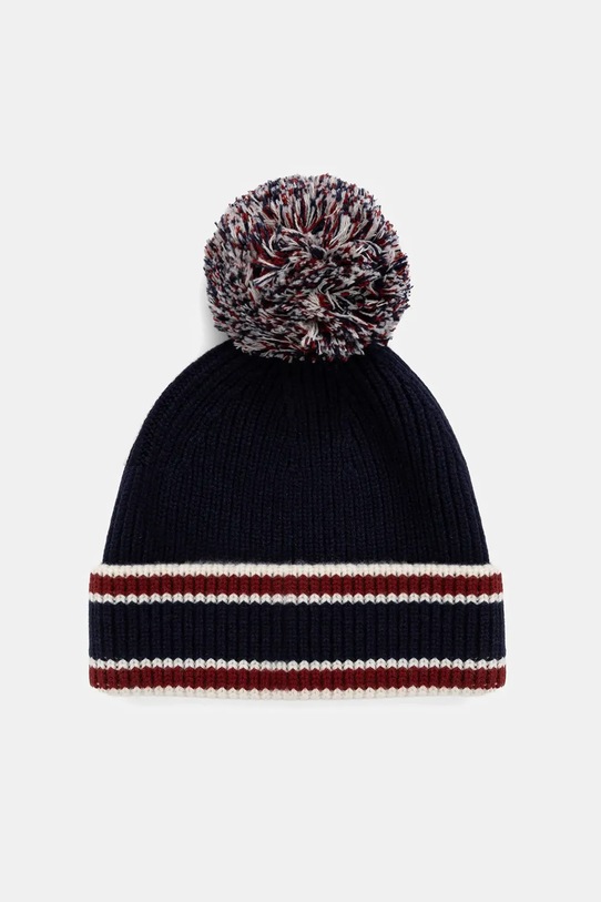 Fusalp czapka wełniana wełna granatowy I3715