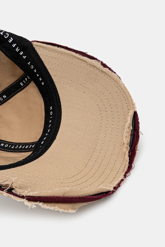 Martine Rose czapka z daszkiem bawełniana Roll Back beżowy 1168WP13716