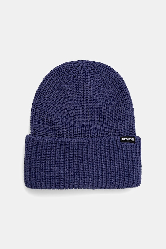 Rossignol czapka z dodatkiem wełny gruba niebieski RLOMH13