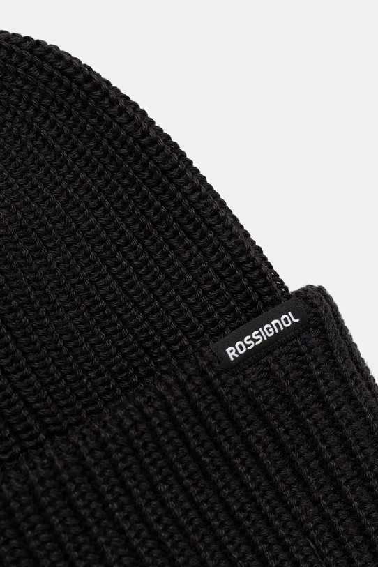 Akcesoria Rossignol czapka z dodatkiem wełny RLOMH13 czarny