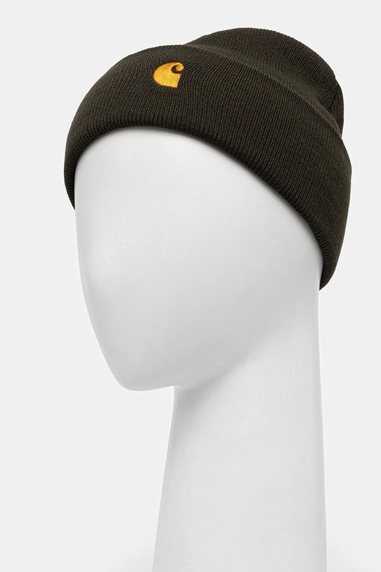 Carhartt WIP czapka Chase Beanie I026222.3CBXX zielony AW25