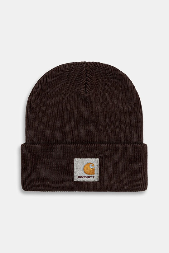 Carhartt WIP czapka bawełniana Ohio Beanie bawełna brązowy I035430.33HXX