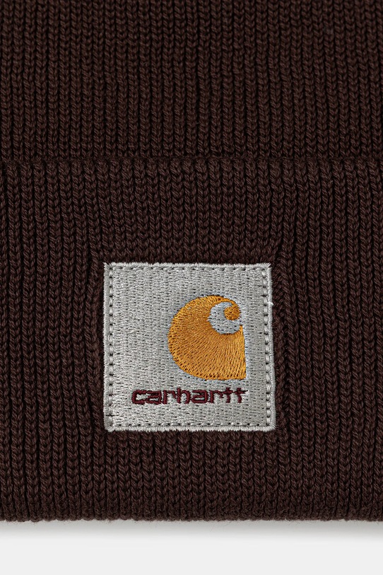 Akcesoria Carhartt WIP czapka bawełniana Ohio Beanie I035430.33HXX brązowy
