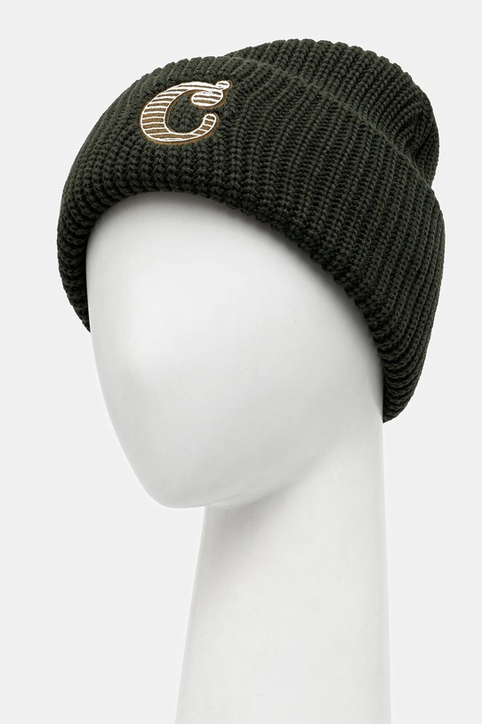 Carhartt WIP czapka Cold World Beanie I035604.2ZXXX zielony AW25