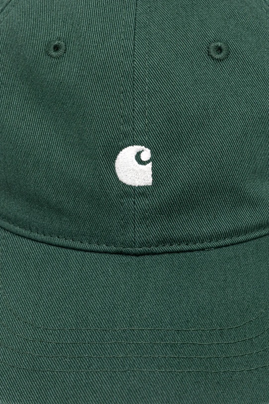 Carhartt WIP czapka z daszkiem bawełniana Madison Logo Cap I023750.36IXX zielony AW25